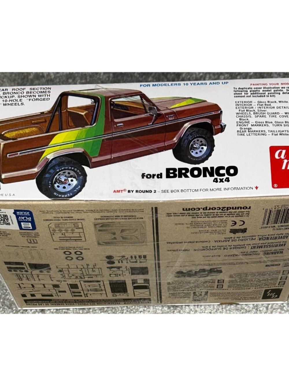 AMT 1/25 Scale 1978 Ford Bronco Wild Hoss Plastic Model Kit AMT1304